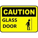 Caution Glass Door 002